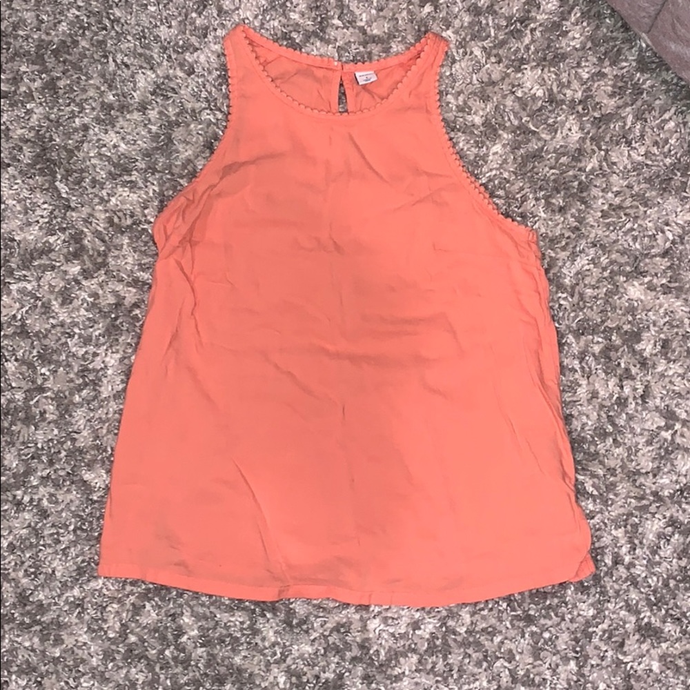 Coral old navy tank